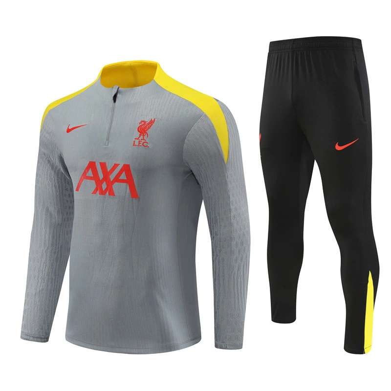 2024-25 Liverpool  Half-Pull Training Suit Jersey Set