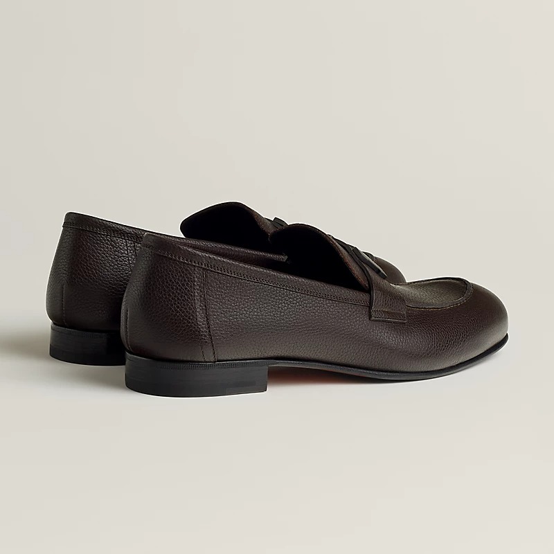 HERMES PARIS LOAFER MARRON EBENE