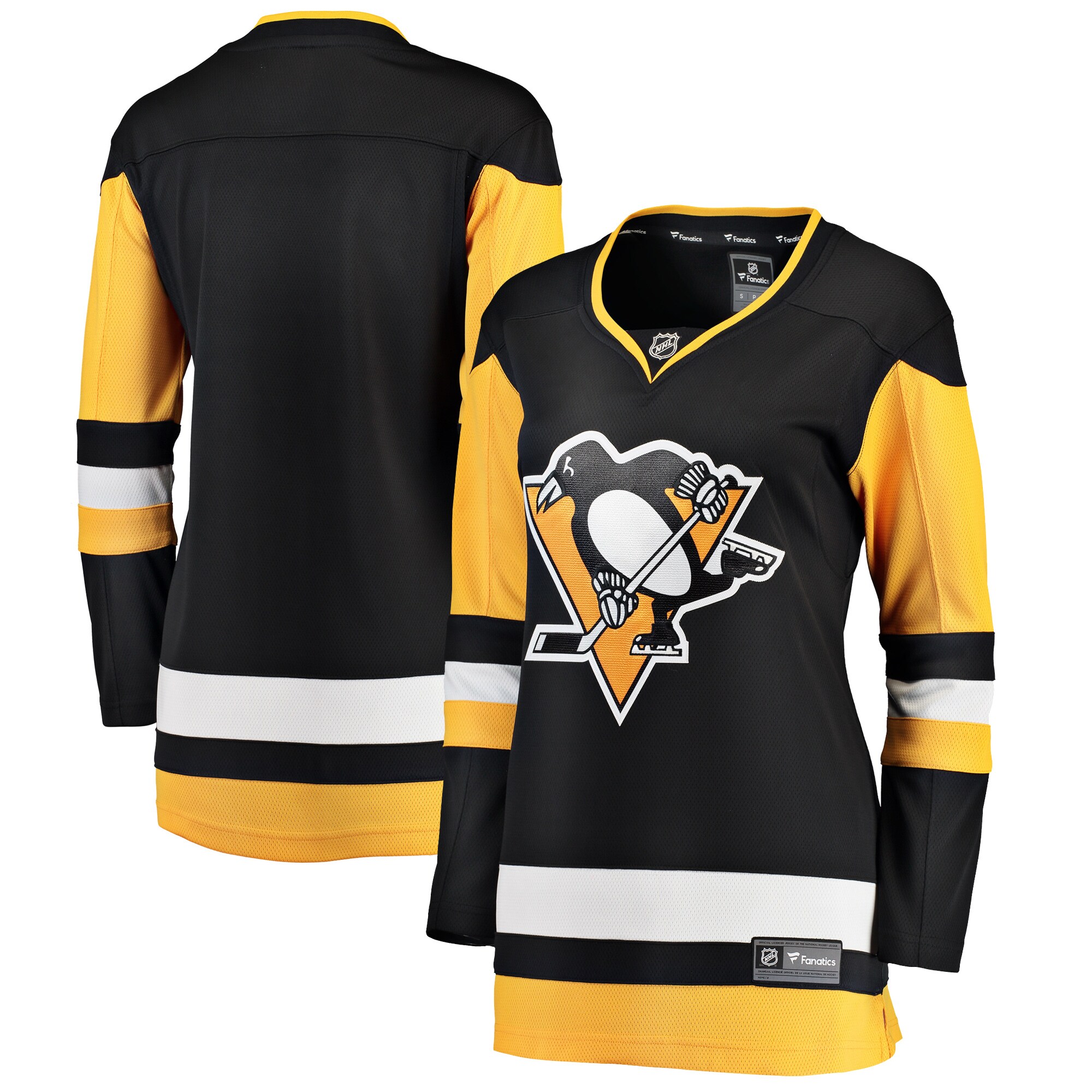 Pittsburgh Penguins Fanatics Women’s Breakaway Home Jersey – Black