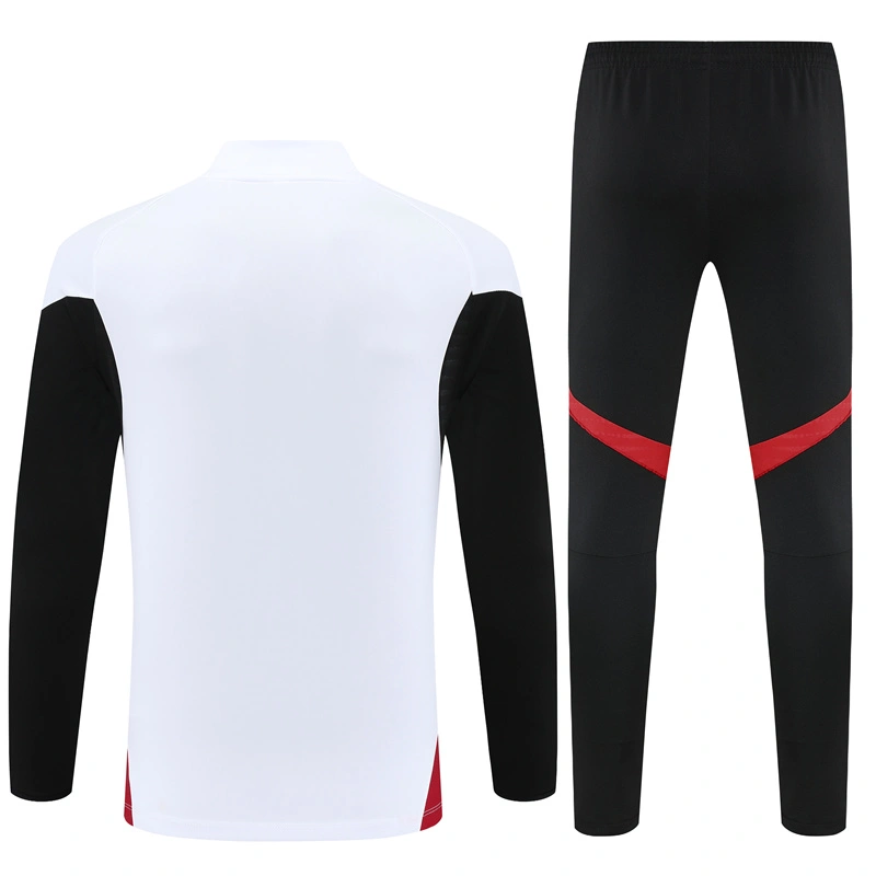 2025-26 Manchester United White Long Sleeve Training Suit