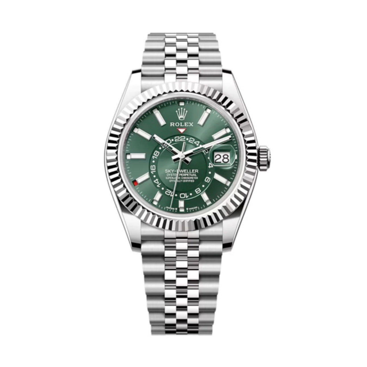 Rolex Sky-Dweller 42 mm Mint green Dial 336934 Jubilee
