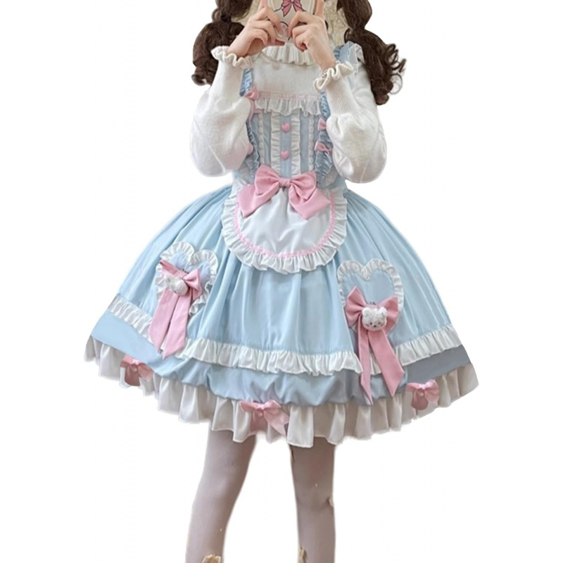 Teens Lolita Princess Party Dress Japanese Sweet Bow