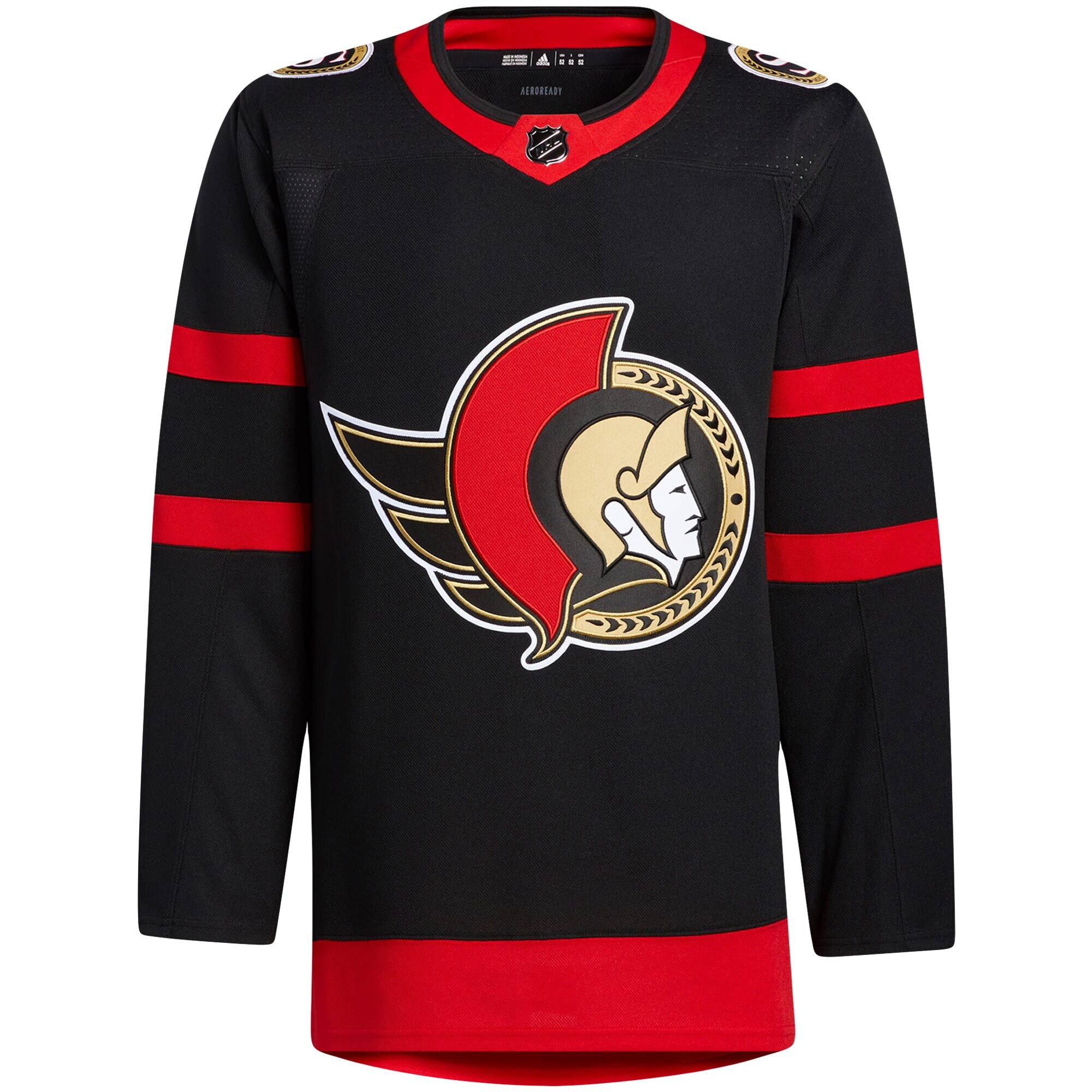 Ottawa Senators adidas 2020/21 Home Authentic Custom Jersey – Black