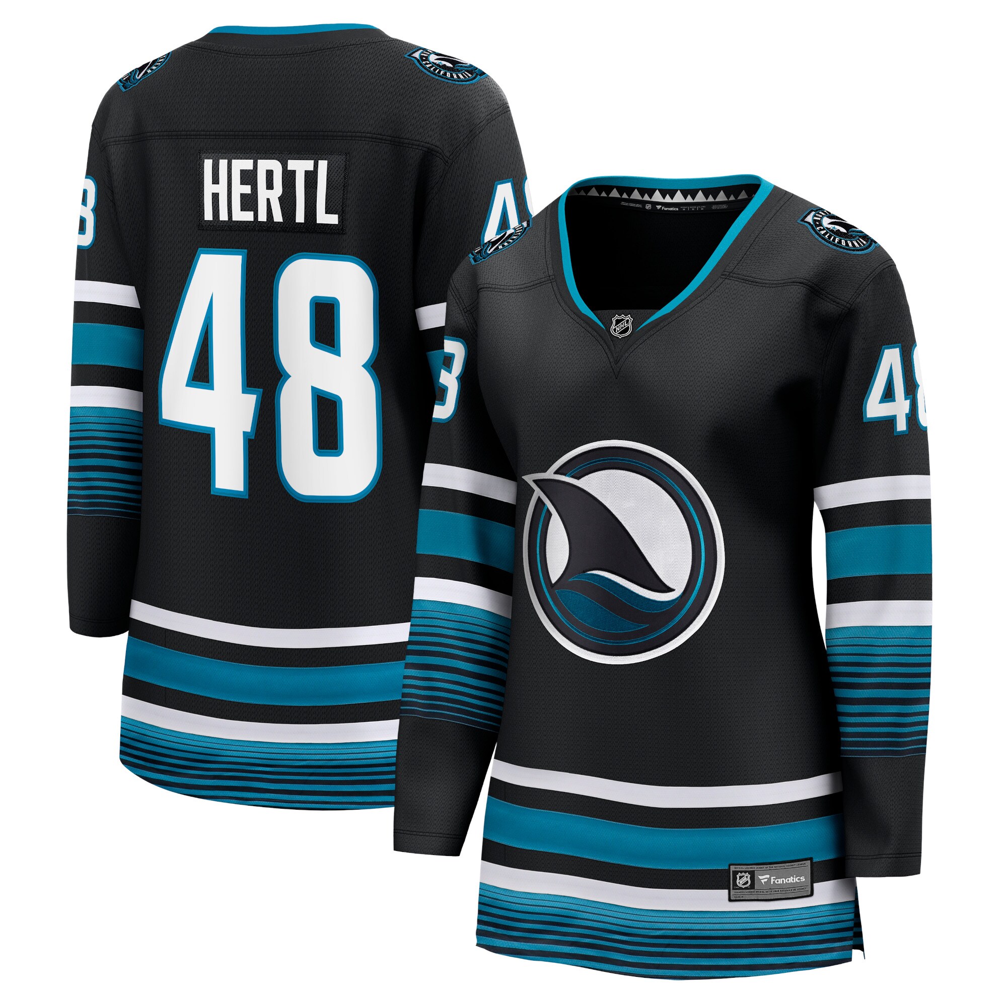 Tomas Hertl San Jose Sharks Fanatics Women’s Alternate Premier Breakaway Player Jersey – Black