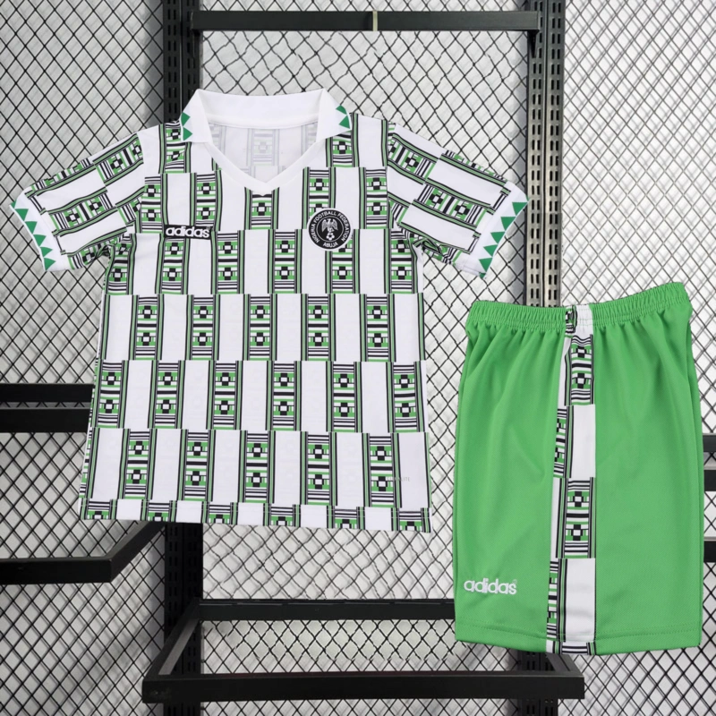 Retro kids 1994 Kids Nigeria Away Football jersey retro