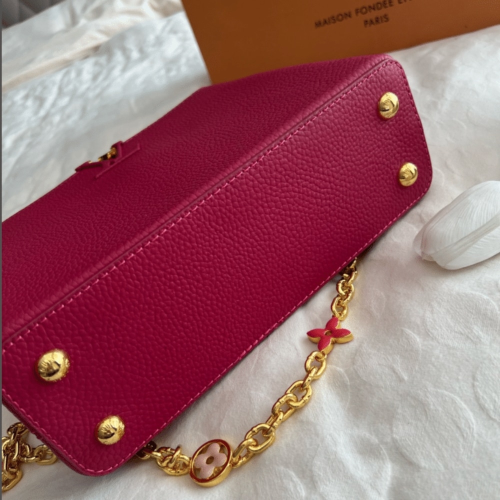 Louis Vuitton Capucines BB Bag Dark Pink 27Cm M20845