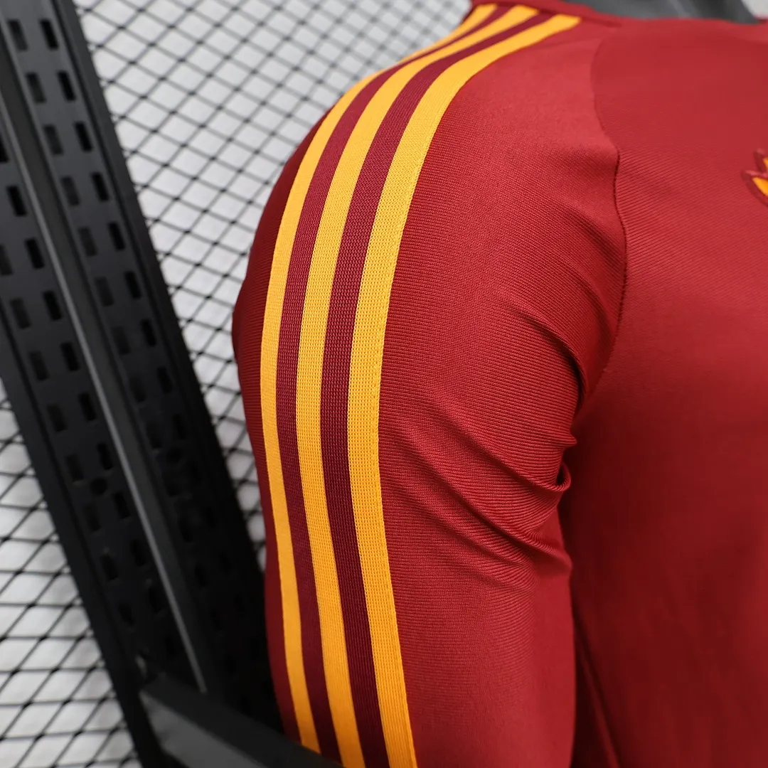 2026/27 Serie A AS Roma Team Football Jersey Player Version Long Sleeves - JerseyFun
