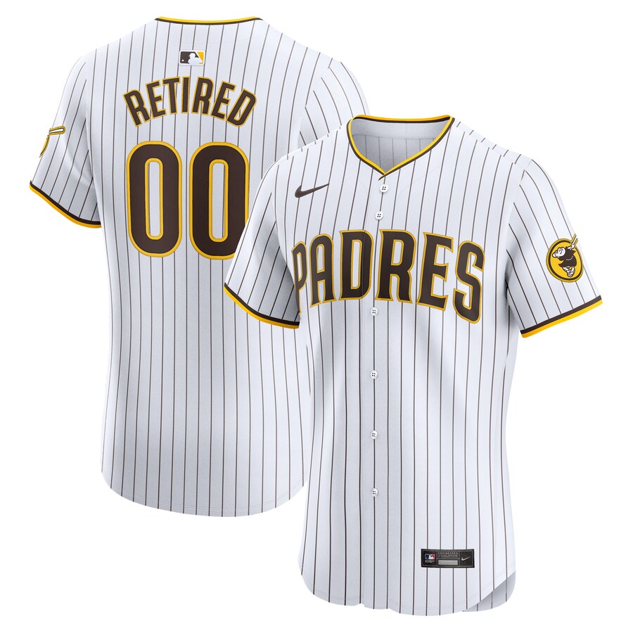San Diego Padres Home Elite Pick-A-Player Retired Roster Jersey White