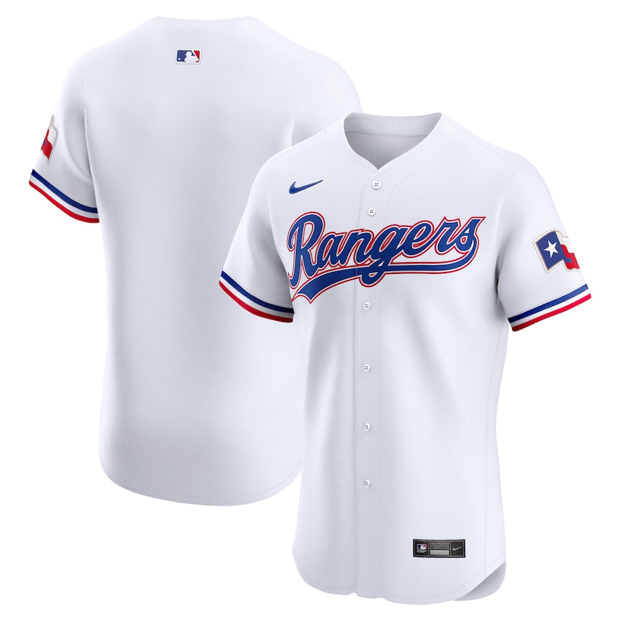 Texas Rangers Home Elite Jersey White