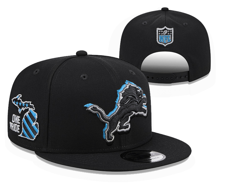 Detroit Lions Adjustable black cap