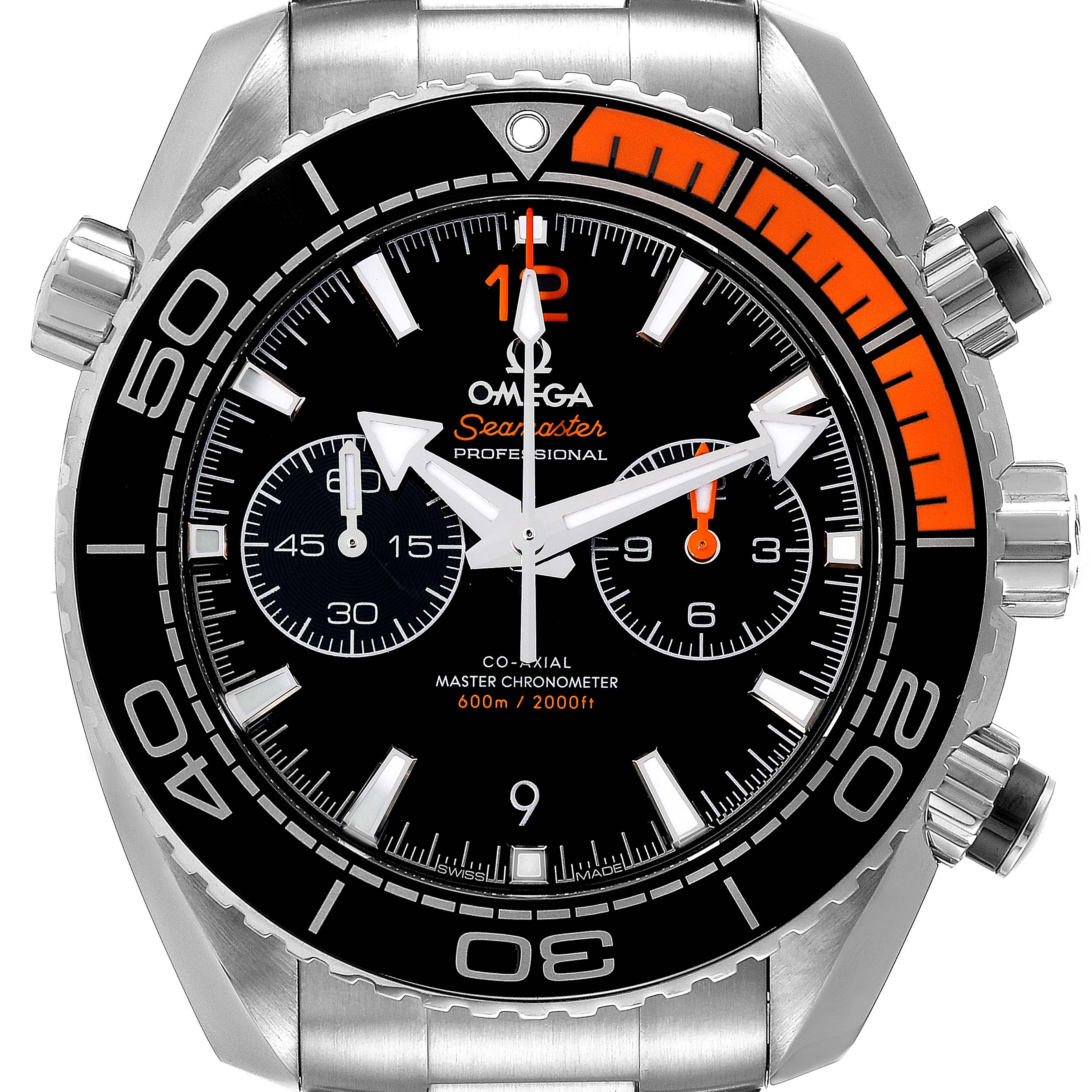 Omega Seamaster Planet Ocean 600M 45.5mm Black Dial Stainless Steel Bracelet 215.30.46.51.01.002