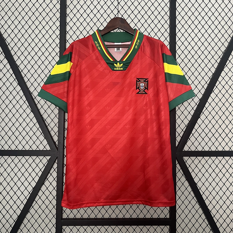 retro 1994 Portugal home retro football jersey Fan version