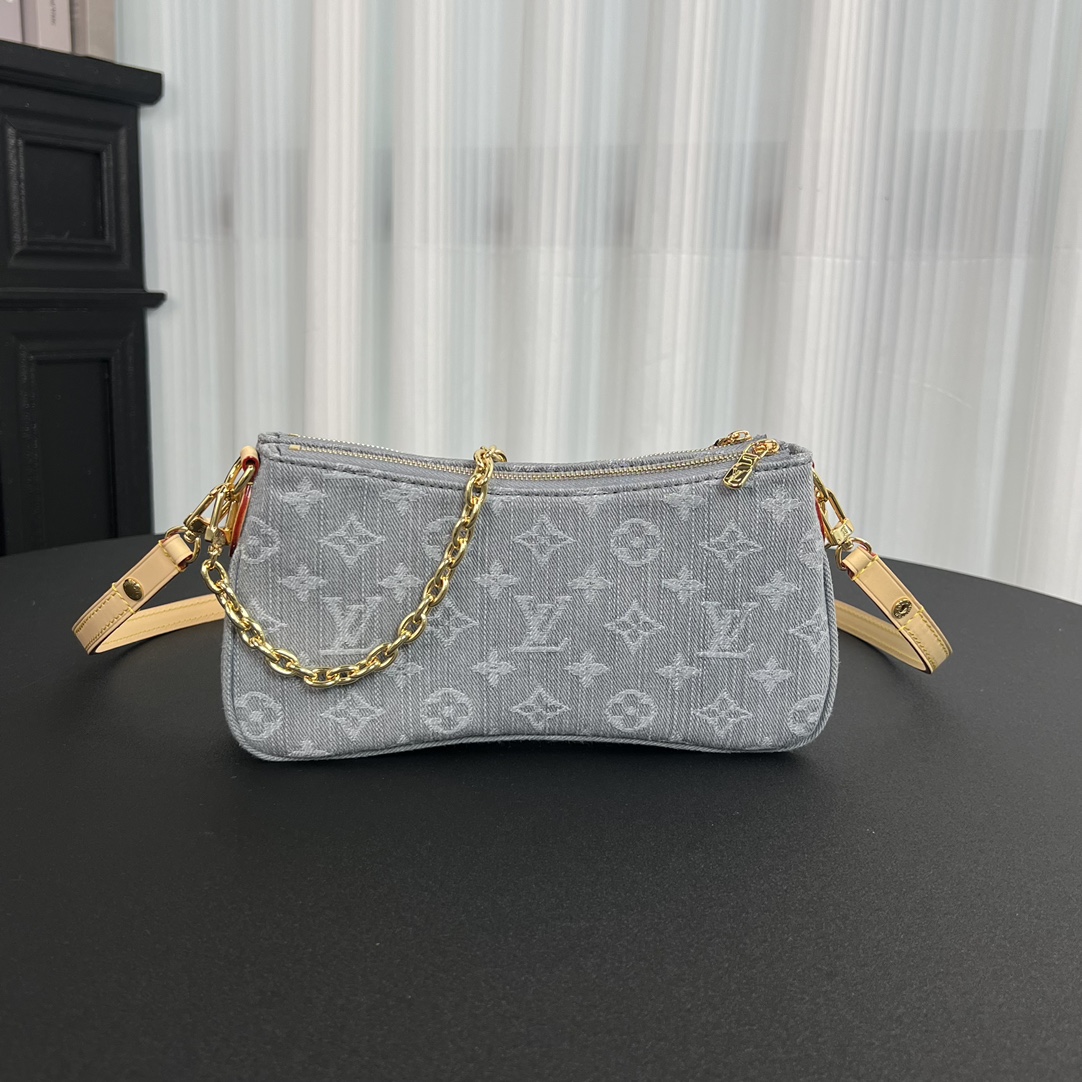 Louis Vuitton Liv Pochette Other Monogram Denim 24.5cm/ 9.6in