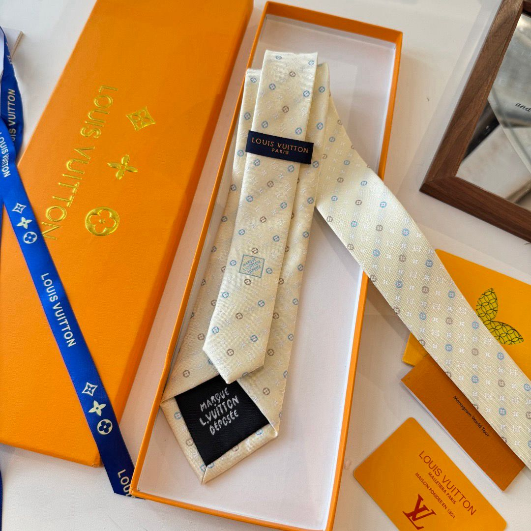 Louis Vuitton Monogram Flower Tie – Yellow M98097