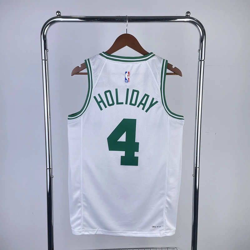 2023 NBA Boston Celtics 4 HOLIDAY Basketball Jersey
