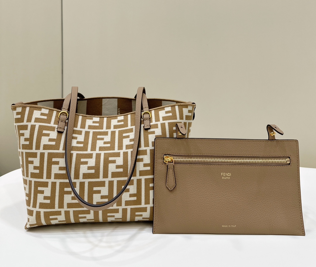 FENDI-Roll reversible tote-Small