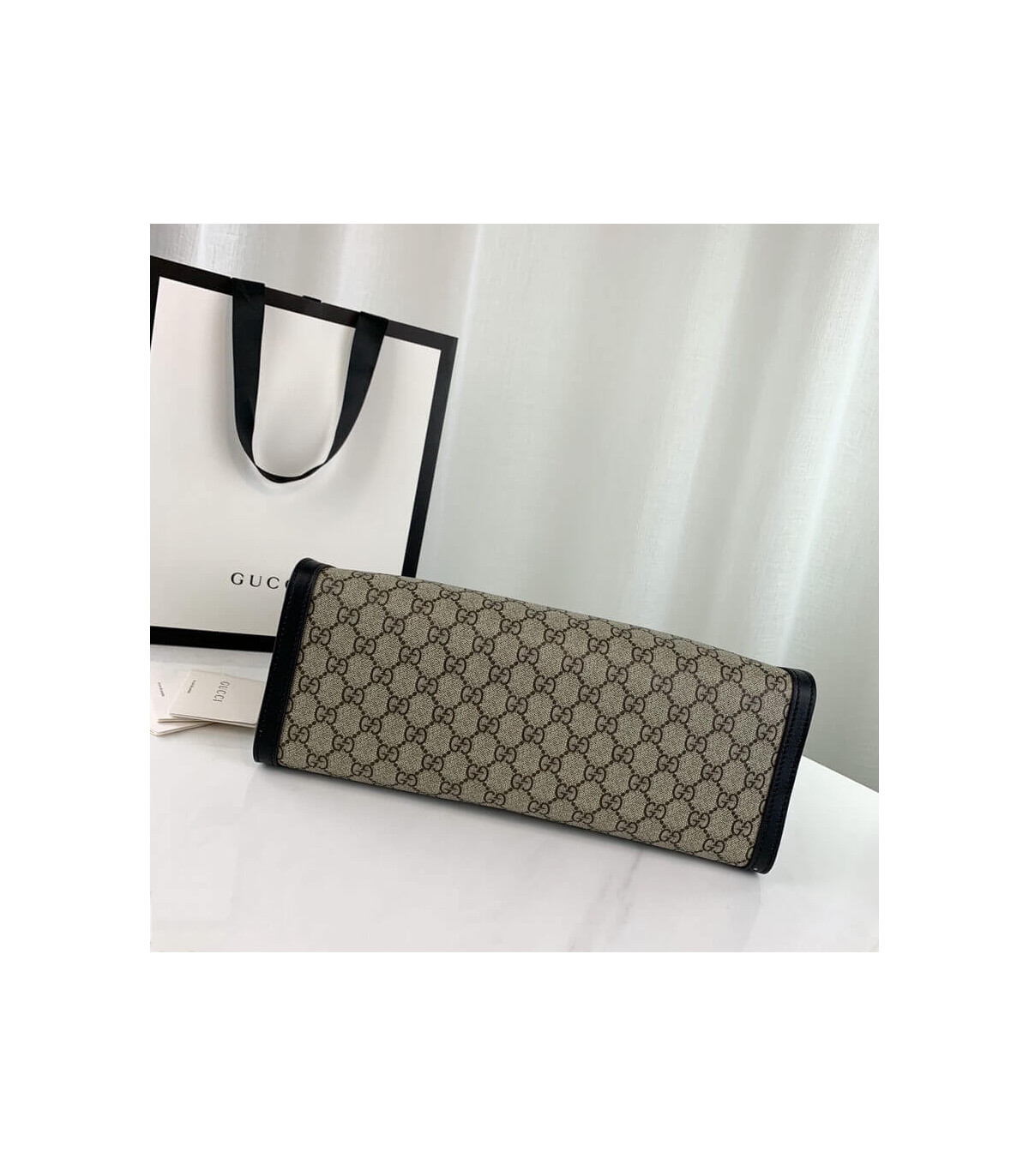 Gucci Padlock Medium GG Shoulder Bag Black