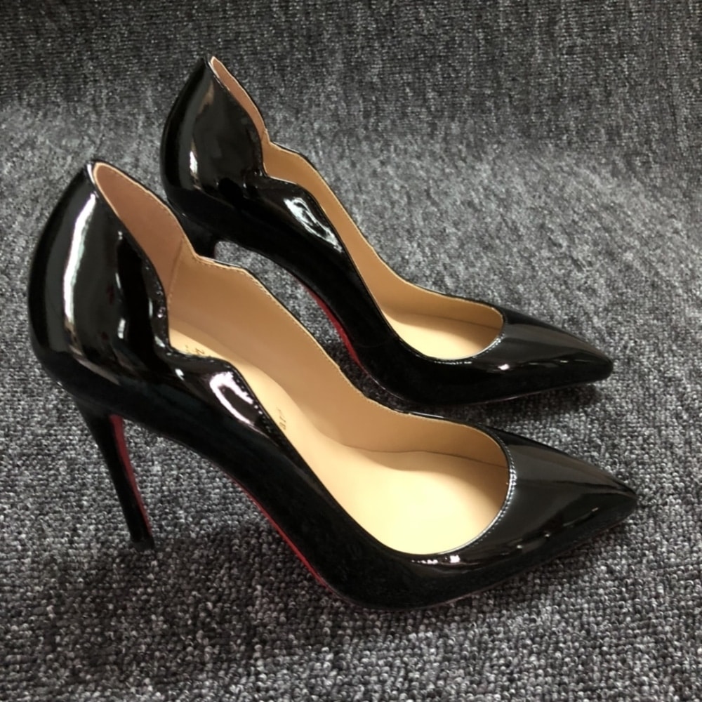 Christian Louboutin Hot Chick Pump Patent Leather Black 1190911BK01