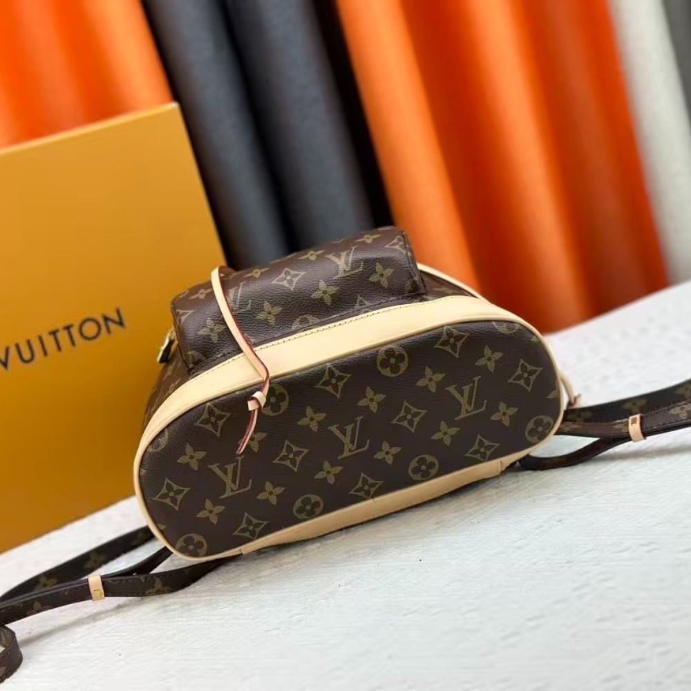 Louis Vuitton Montsouris PM Backpack Brown 30Cm M11198
