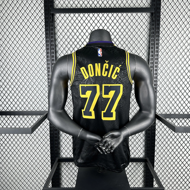 2023 NBA Lakers 77 DONCIC Basketball Jersey