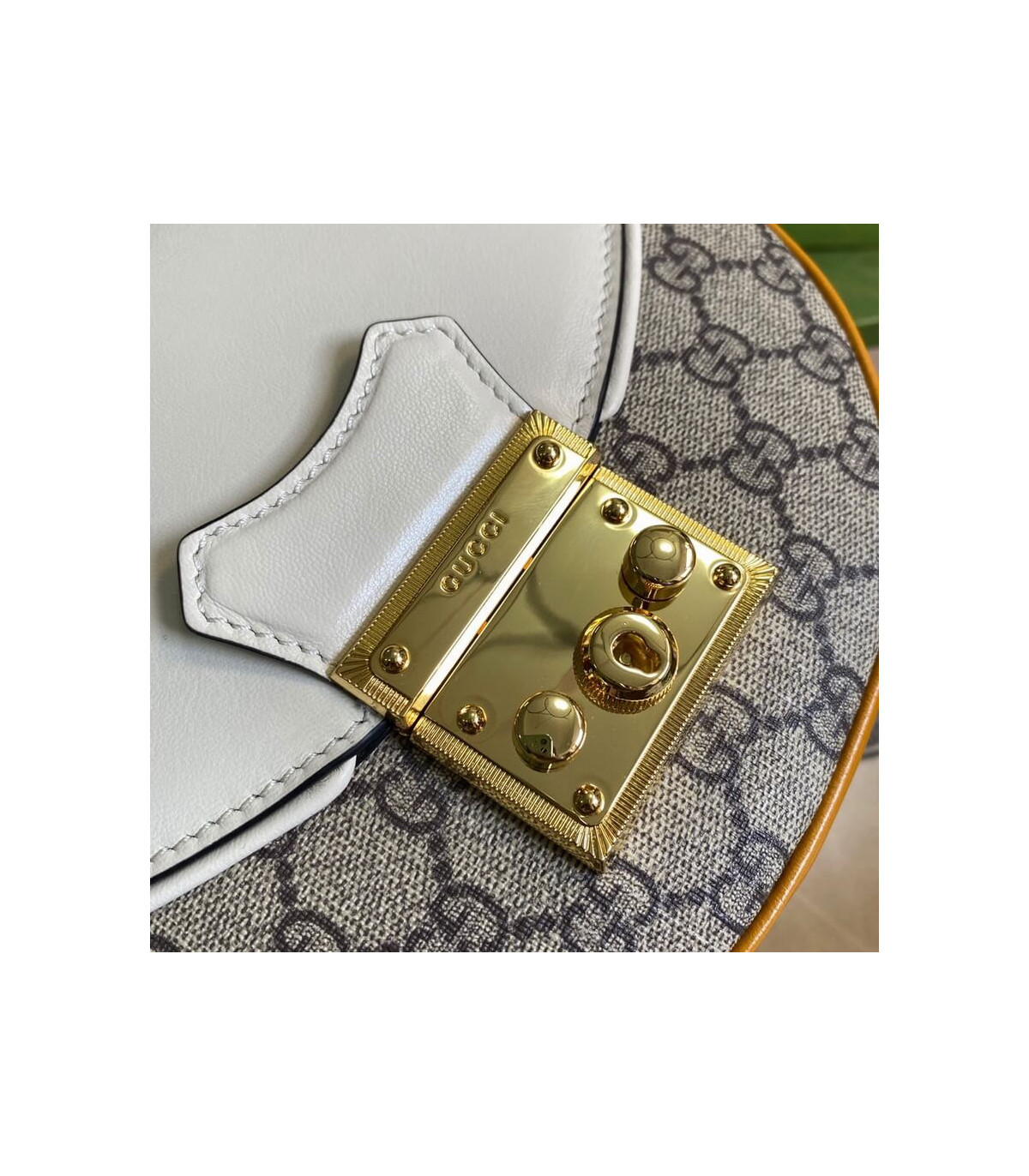 Gucci Padlock Small Shoulder Bag White