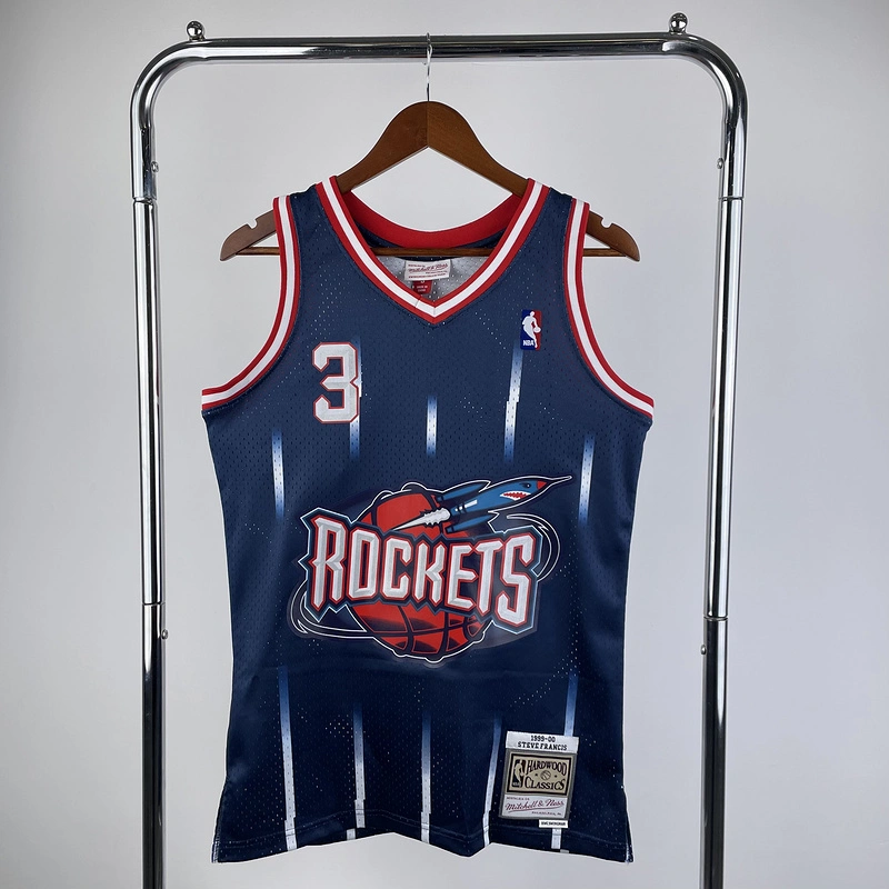1999-00 NBA Houston Rockets 3 FRANCIS Basketball jersey