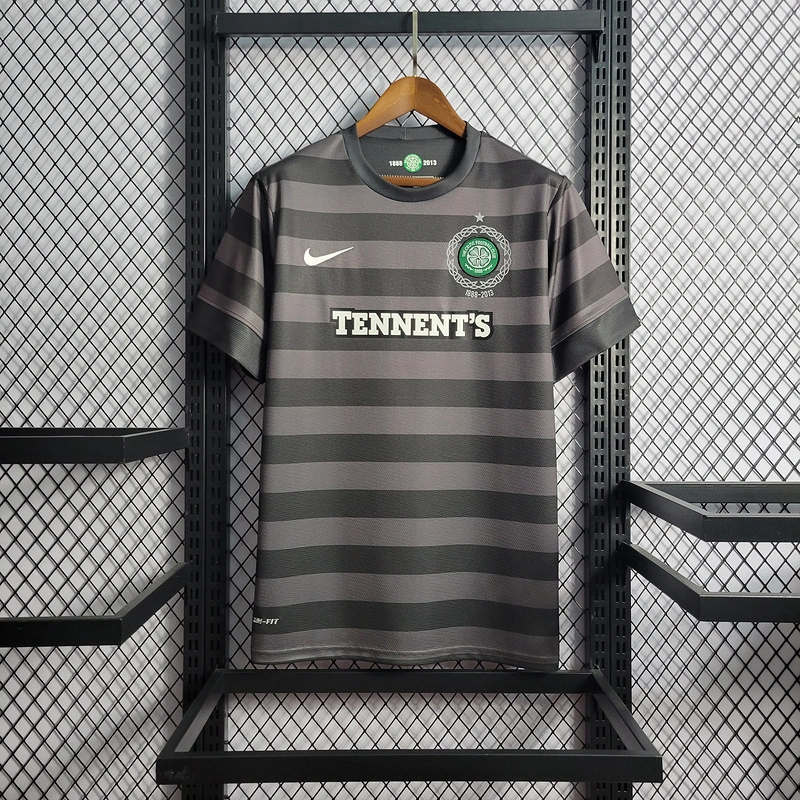 Retro 2012-13 Celtic FC Away 125th Anniversary Model football jersey retro
