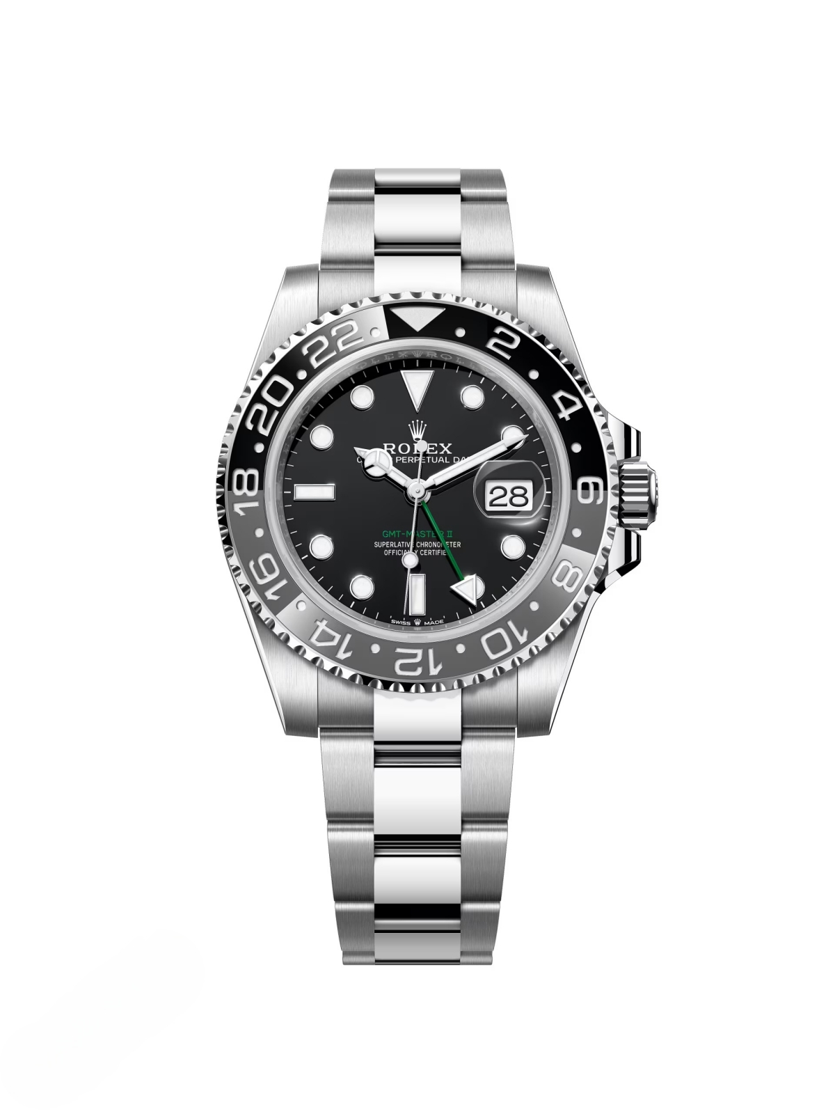 Rolex GMT-Master II 40mm 126710GRNR-0004 Black Dial Oyster Watch