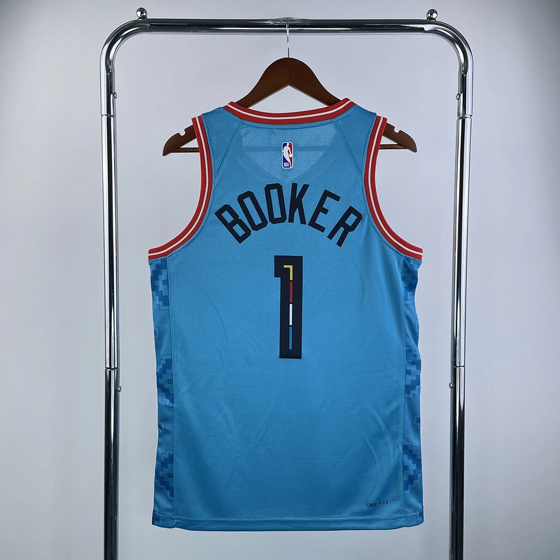 2023 NBA Phoenix Suns 1 BOOKER Basketball Jersey