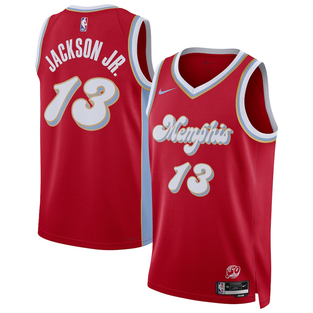Unisex Memphis Grizzlies Jaren Jackson Jr.  Red 2024/25 Swingman  Jersey - City Edition
