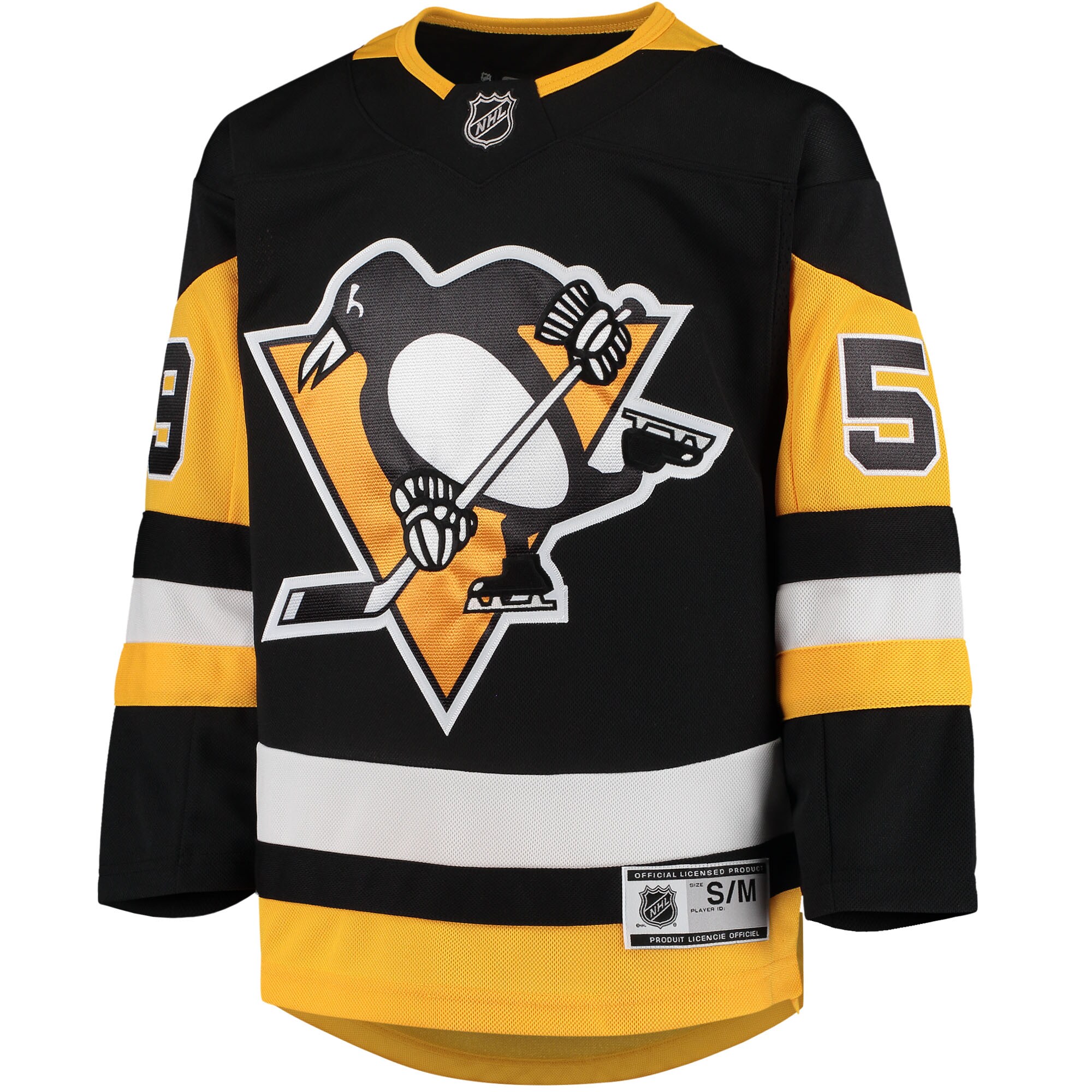 Jake Guentzel Pittsburgh Penguins Youth Home Premier Player Jersey – Black