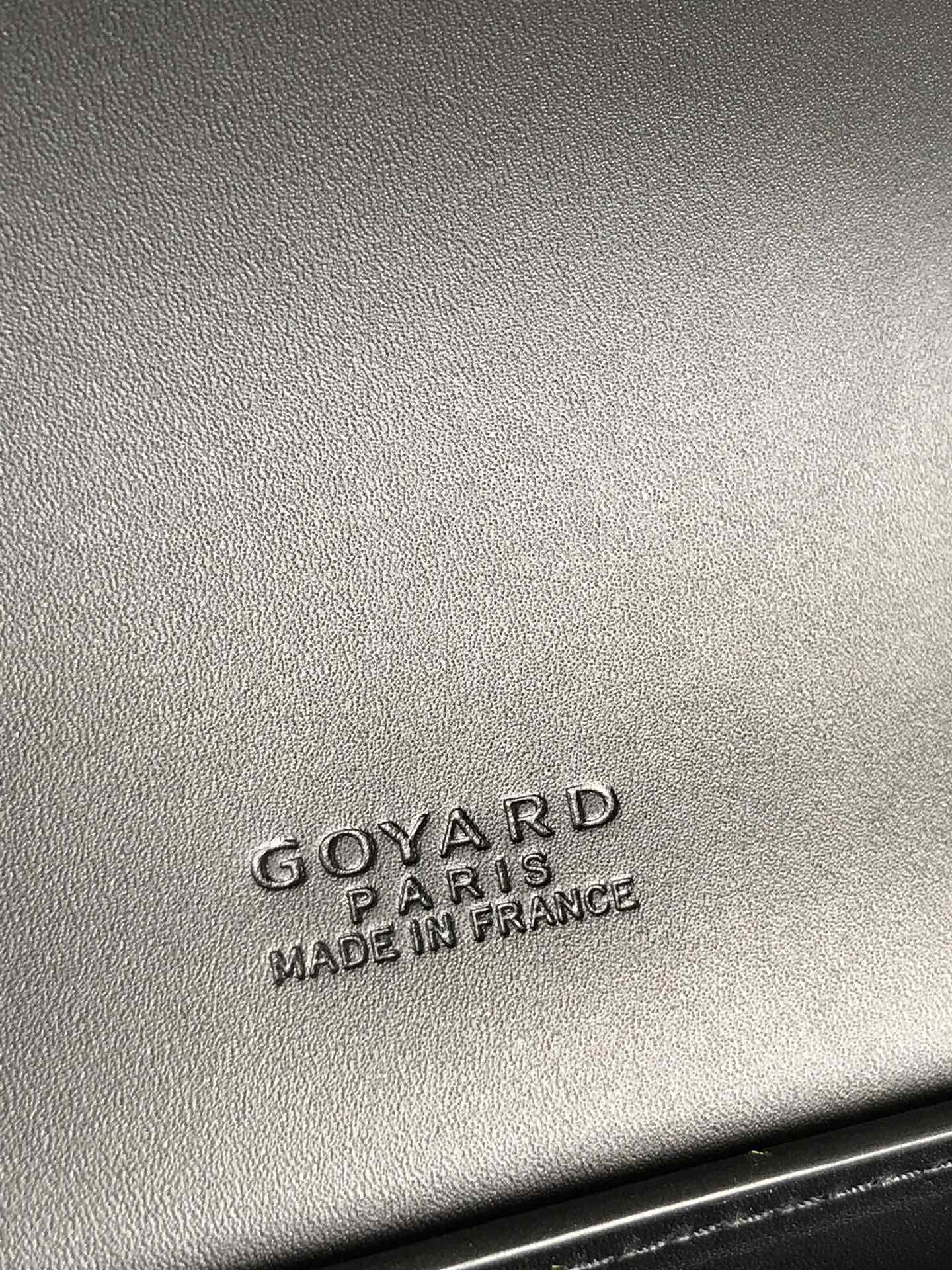 Goyard Duchesse Marie-Caroline Bag 25 Cm Black Goyardine Canvas And Smooth Calfskin