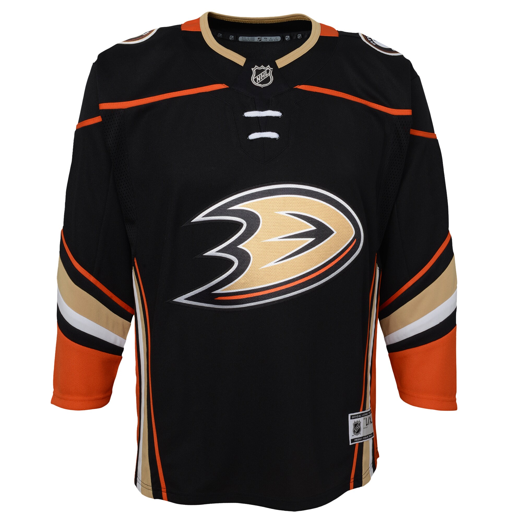 Anaheim Ducks Youth Home Premier Jersey – Black