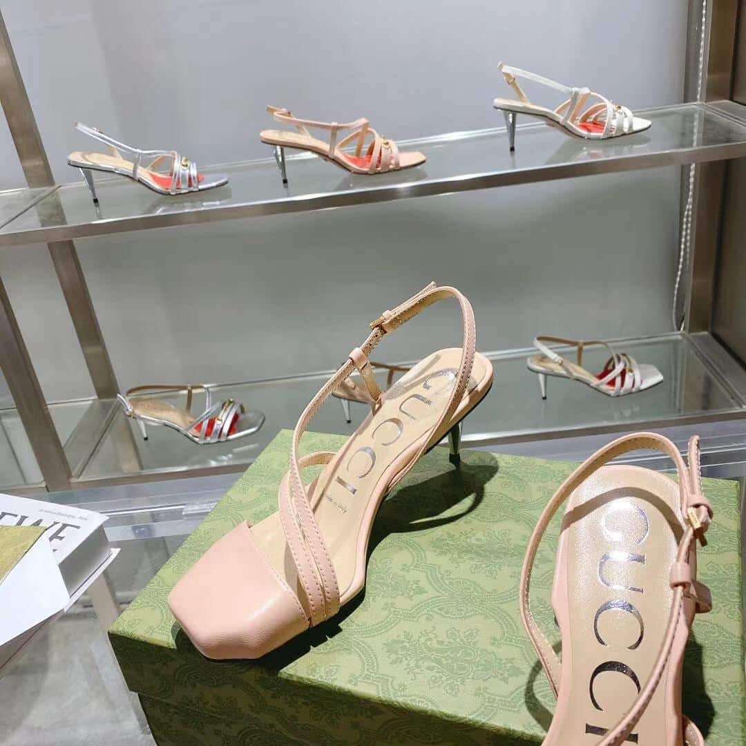Gucci Rose Gold Mid Heel