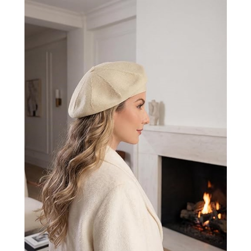 Cashmere Knitted Women Beret