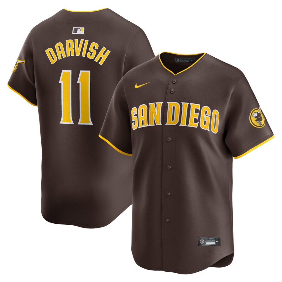 Yu Darvish San Diego Padres Away Limited Player Jersey Red