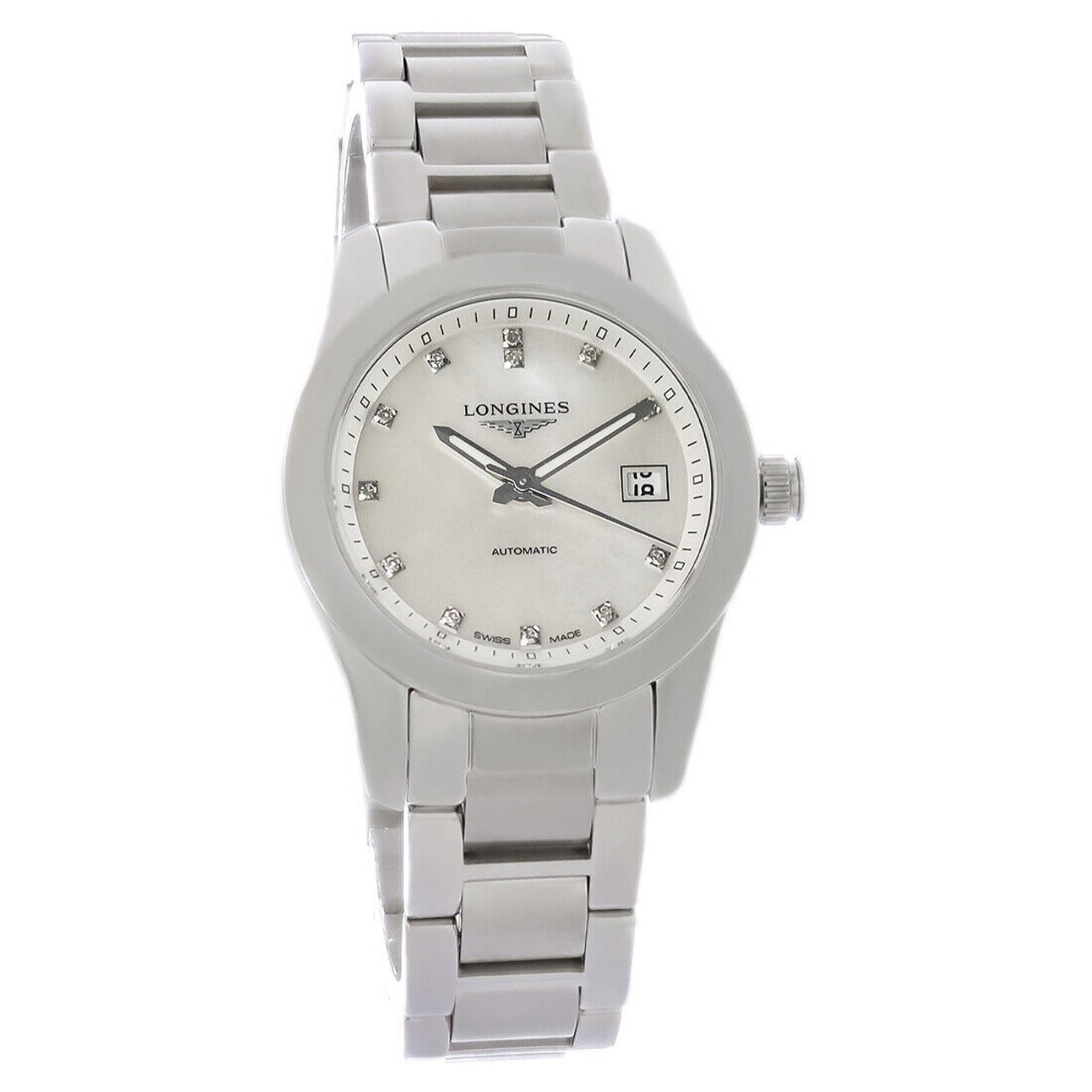 【Super Clone】Longines Women's L2.285.4.87.6 Conquest Stainless Steel Watch
