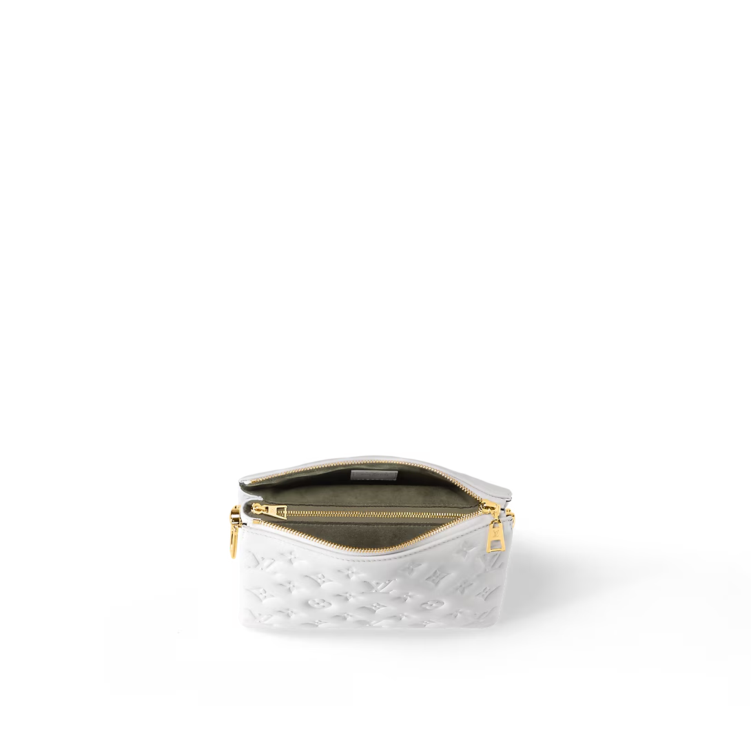 Louis Vuitton Coussin BB 22cm/8.7in Monogram Empreinte Leather White M20770 – Women