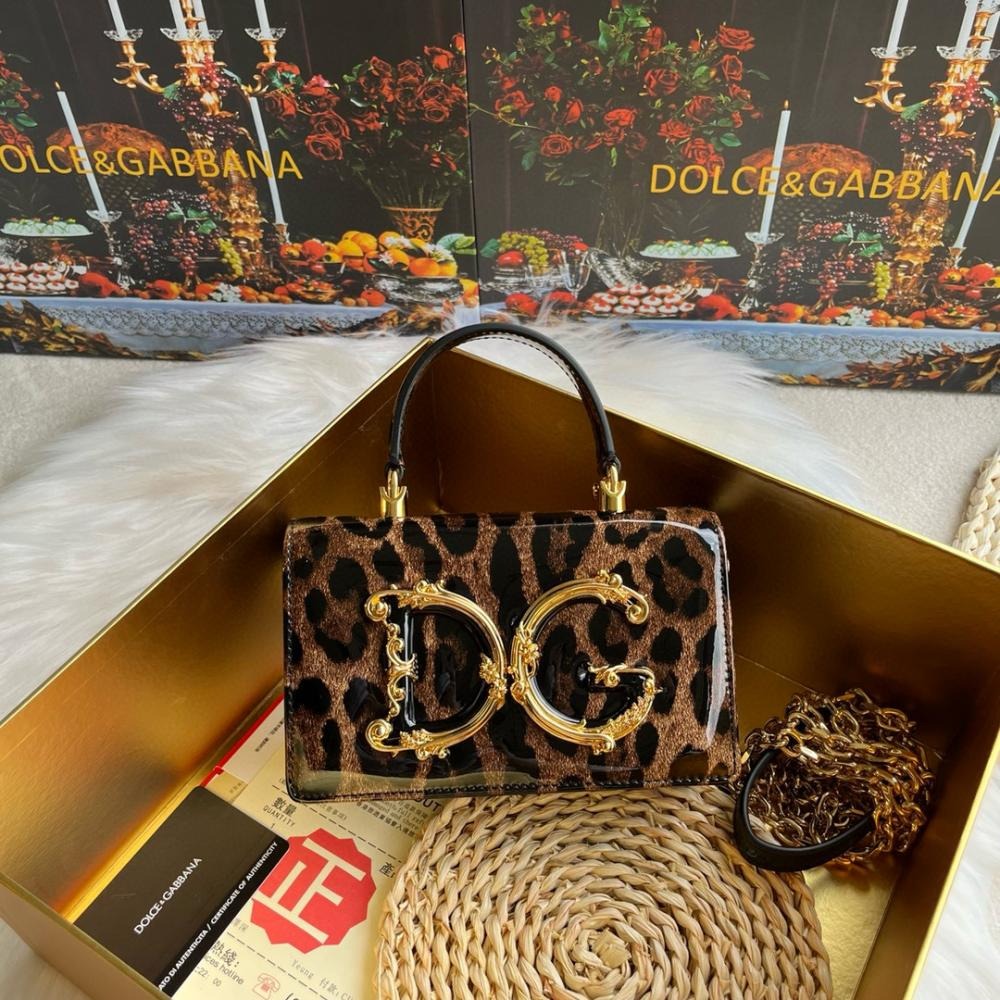 Dolce & Gabbana Leopard Dolce Gabbana Devotion Bag 21cm
