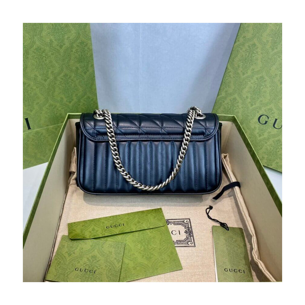 Gucci GG Marmont Small Shoulder Bag Black