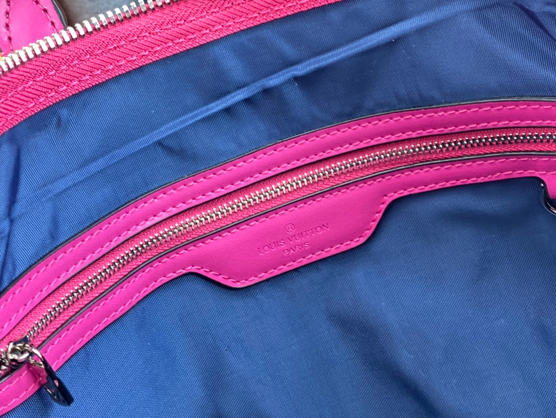 Louis Vuitton Keepall Bandouliere 50Cm Blue And Pink