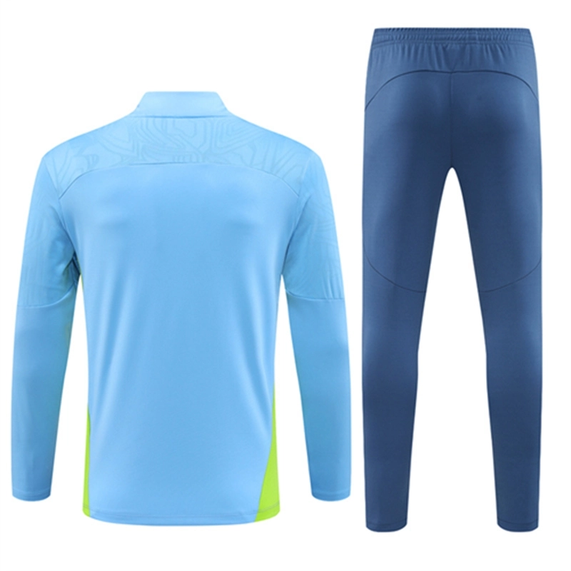 2024-25 Manchester City Light Blue Long Sleeve Training Suit