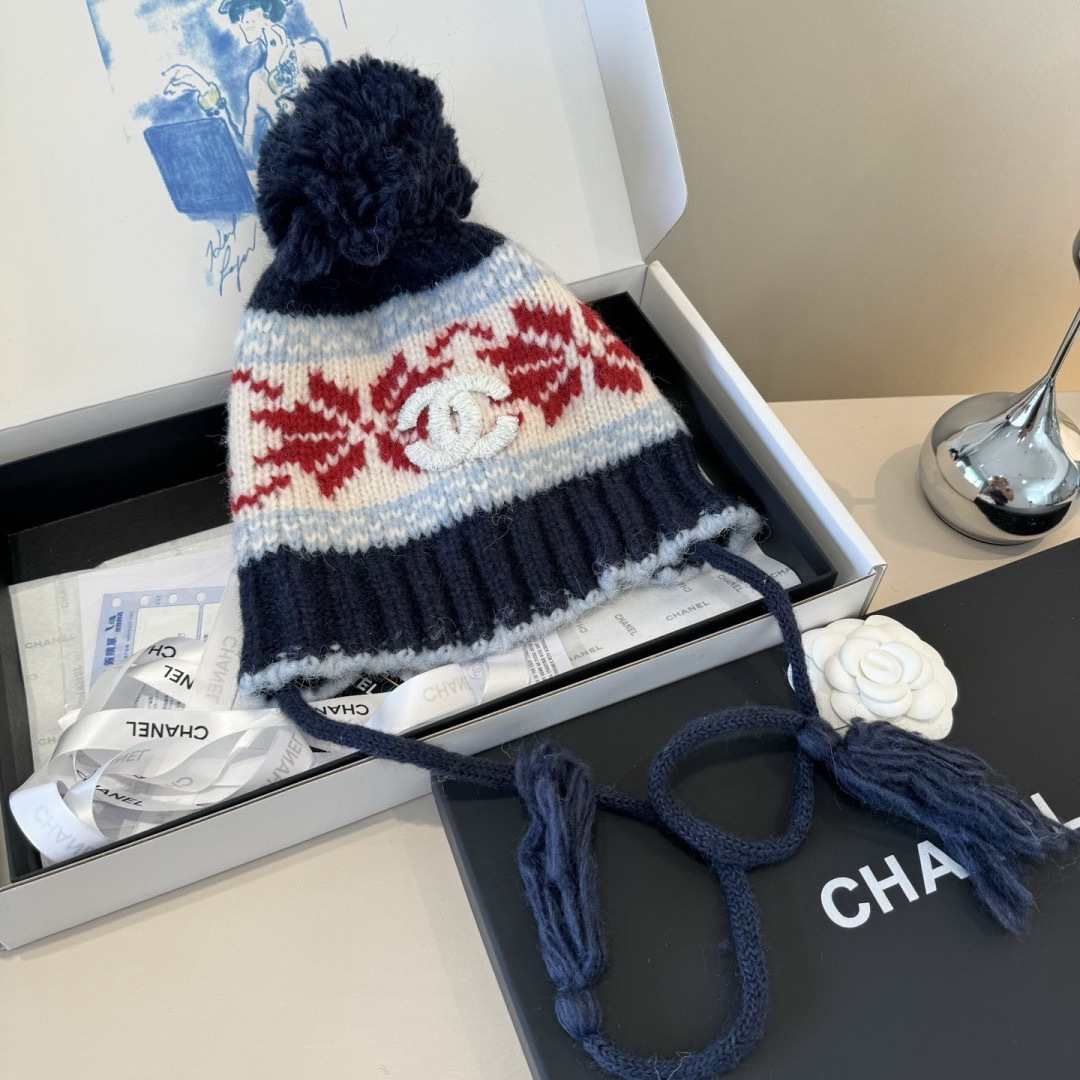 Chanel Ear Flap Hat