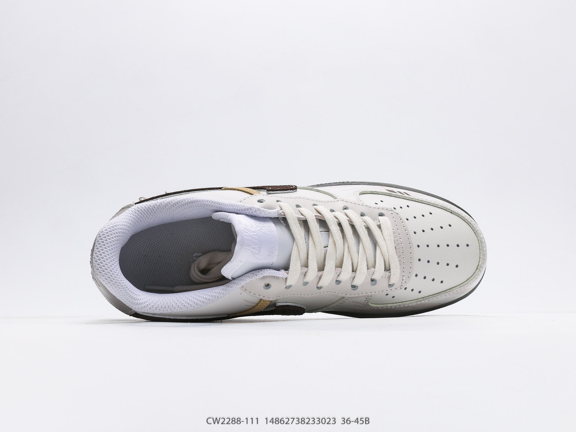 Nike Air Force 1 Low Panda Prank Coffee Custom