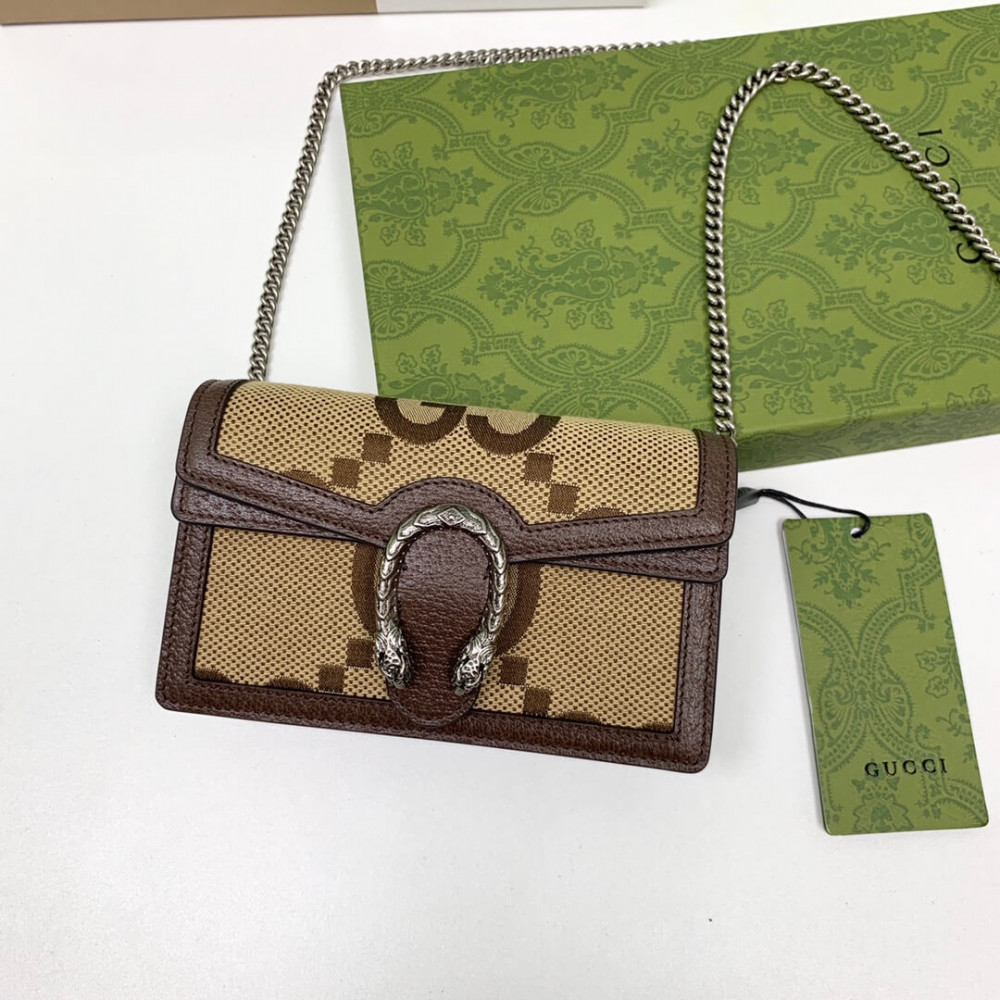 Gucci Dionysus Jumbo GG Super Mini Bag
