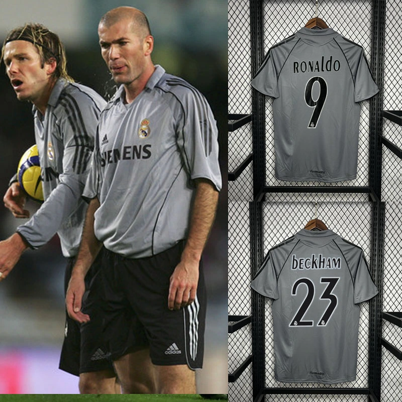 Retro 2005-06 Real Madrid 2 away Football jersey retro