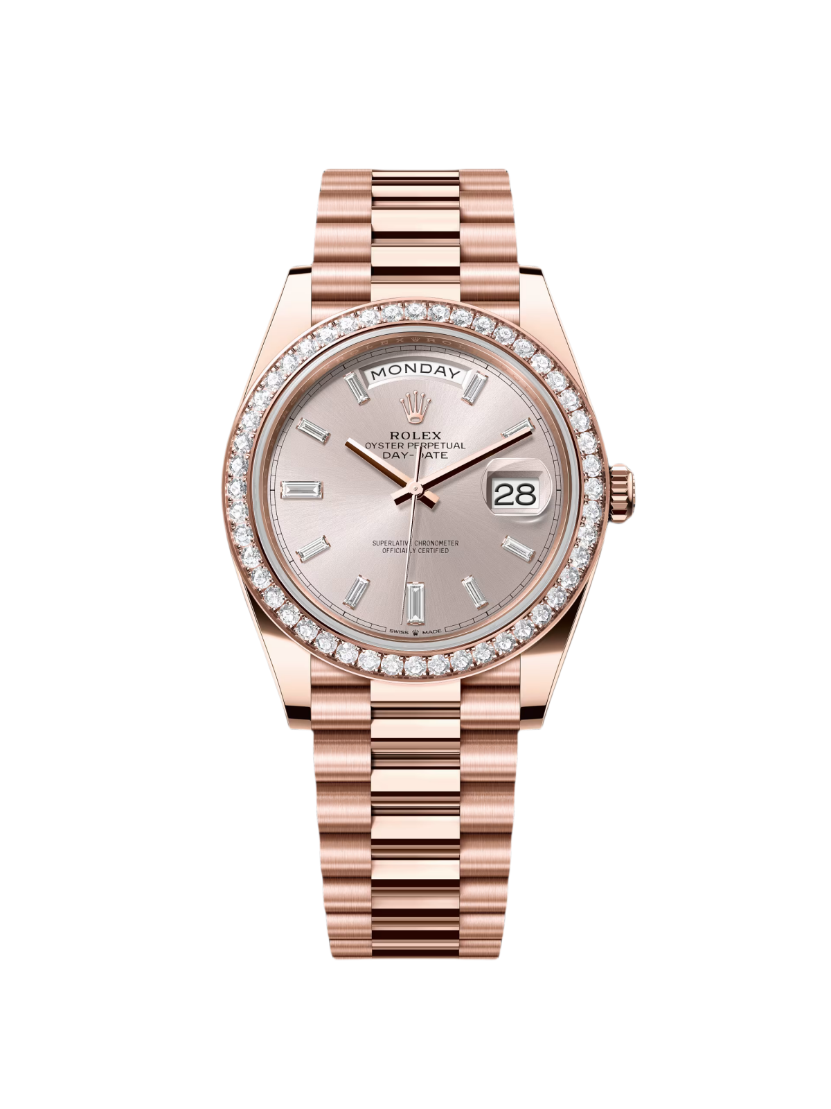 Rolex  Day-Date 40mm Sundust Diamonds Dial 228345rbr-0007