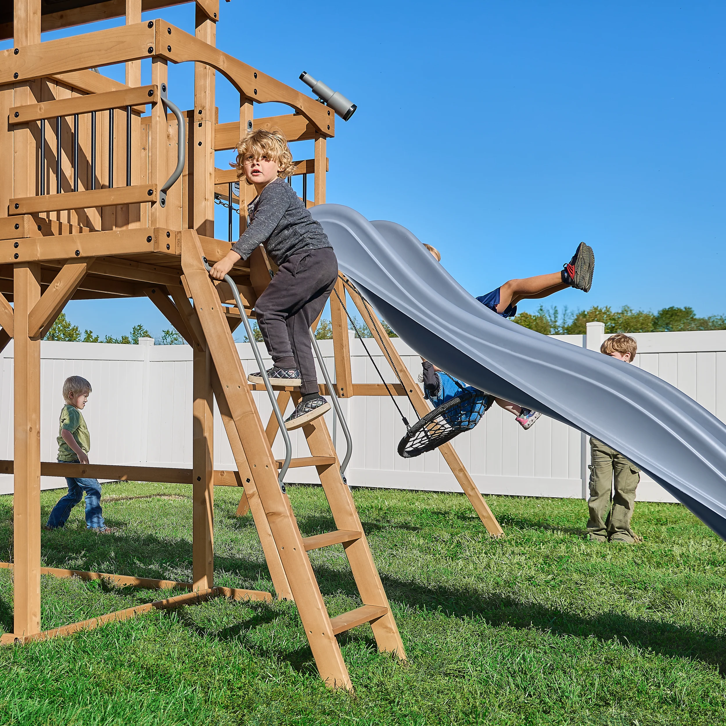 Dover Bay Swing Set with Monkey Bars