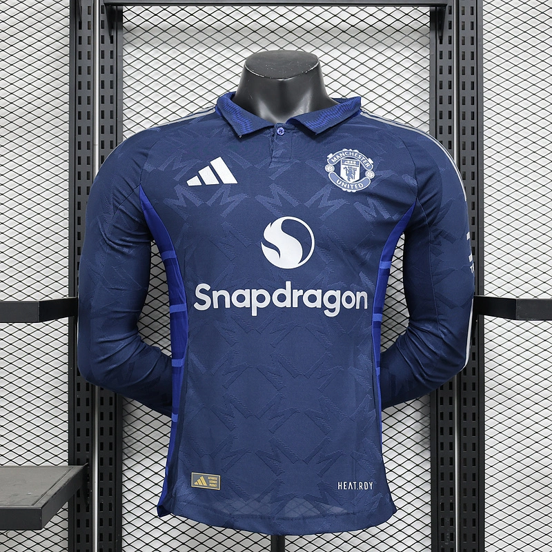 2024-25 Manchester United Away Long Sleeves Jersey Player Version