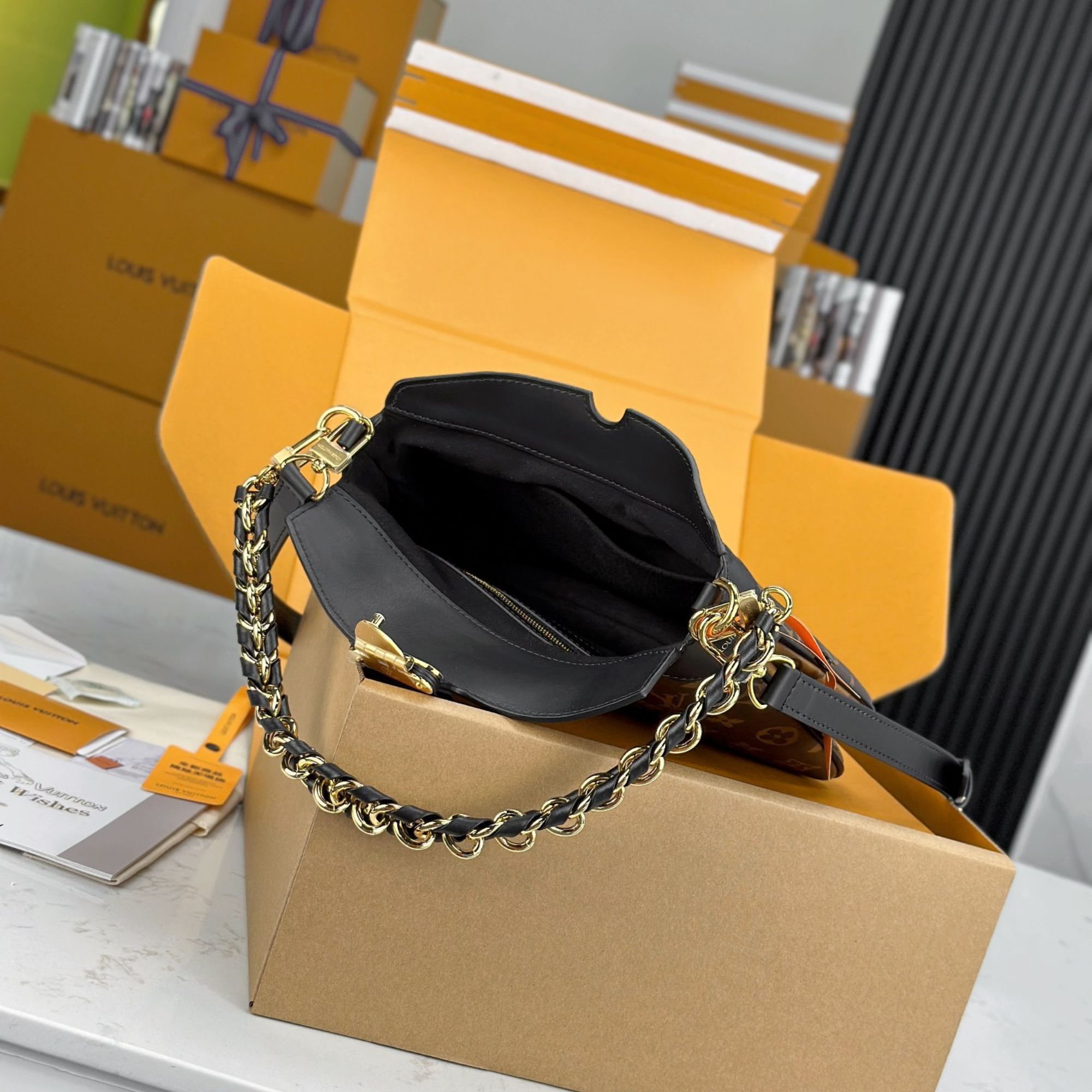 Louis Vuitton Lv Twinny Black M46659 29cm/11.4in